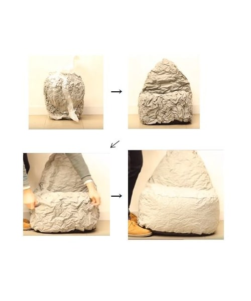 TOMS（トムス）の「6773｜Pop Bag Sofa｜ small  SKY（家具・その他）」の3枚目の写真