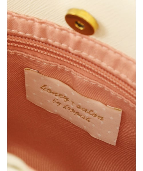 Honey Salon（ハニーサロン）の「アメリー（バッグ・レディース・アイボリー/ピンク/キャメル/グレー・Free）」の8枚目の写真