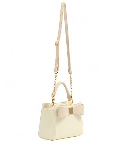 Honey Salon（ハニーサロン）の「アメリー（バッグ・レディース・アイボリー/ピンク/キャメル/グレー・Free）」の5枚目の写真