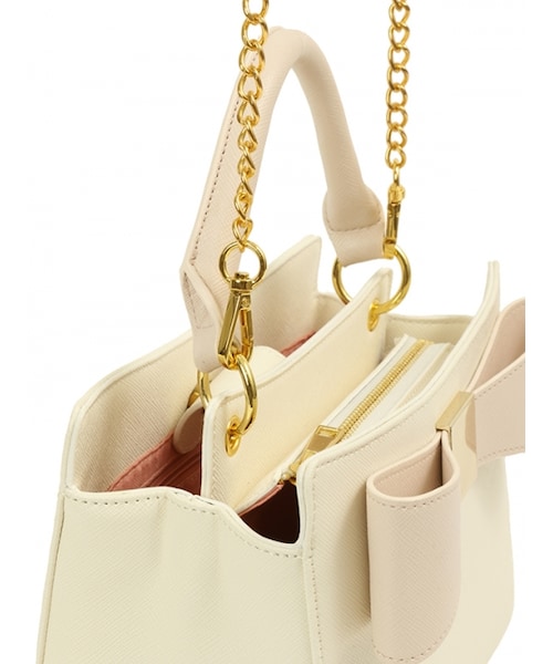 Honey Salon（ハニーサロン）の「アメリー（バッグ・レディース・アイボリー/ピンク/キャメル/グレー・Free）」の9枚目の写真