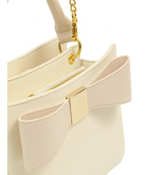 Honey Salon（ハニーサロン）の「アメリー（バッグ・レディース・アイボリー/ピンク/キャメル/グレー・Free）」の6枚目の写真