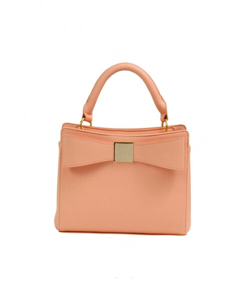 Honey Salon（ハニーサロン）の「アメリー（バッグ・レディース・アイボリー/ピンク/キャメル/グレー・Free）」の4枚目の写真