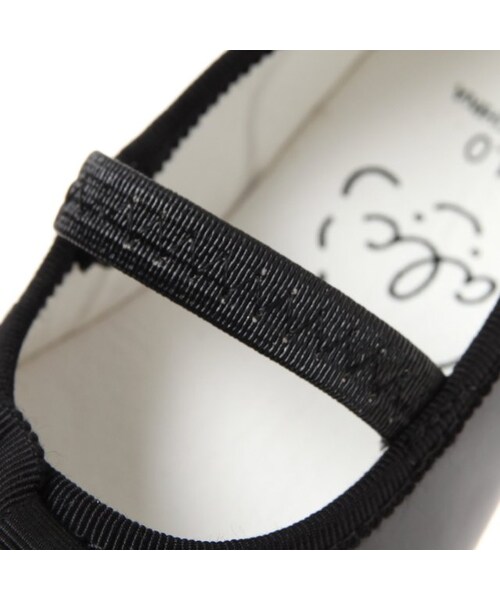 apres les cours（アプレレクール）の「◎リボンバレエシューズ（シューズ・キッズ・ブラック/シルバー・14/15/16/17/18/19/20/21）」の7枚目の写真