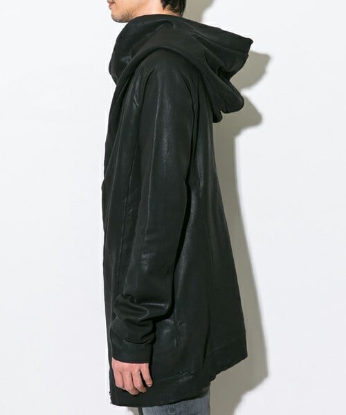 JULIUS 23SS ユリウス ジオメトリックジップアップパーカー ロング丈 JULIUS 23SS ユリウス ジオメトリックジップアップパーカー ロング丈