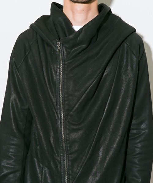 【ユリウスJULIUS ジオメトリックコーティングパーカー　サイズ1】 JULIUS（ユリウス）の「ジオメトリックパーカー（）」 - WEAR