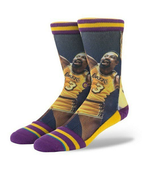 STANCE(スタンス)の「メンズ スタンスソックス ウィルト・チェンバレン NBA STANCE WILT(ソックス/靴下・メンズ・パープル・LARGE)」の1枚目の写真