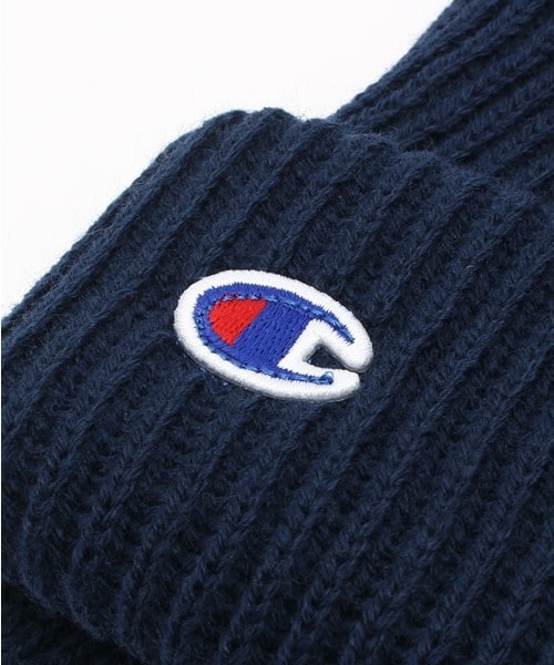 Champion（チャンピオン）の「ユニセックス チャンピオン アクリル リブ編み ビーニー Champion Rib Beanie Cap MJB14-01（ニットキャップ/ビーニー・レディース・ホワイト/ブラック/グレー/ダークオリーブ/ネイビー・ONE SIZE）」の8枚目の写真