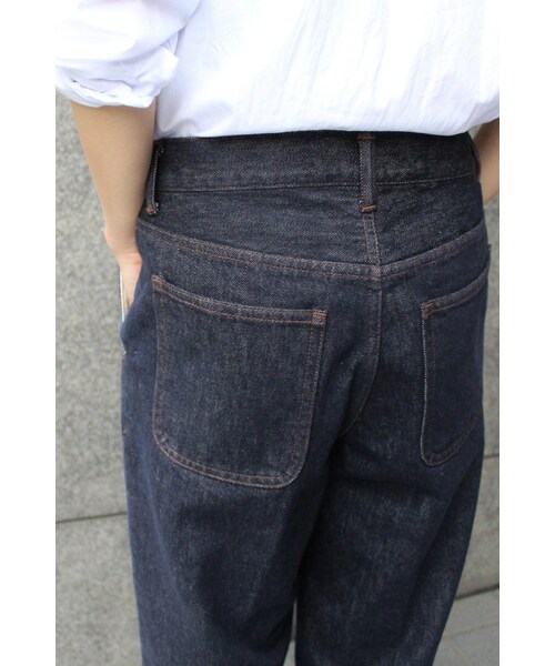 FRAMeWORK（フレームワーク）の「≪2016SS予約≫デニム ハイライズフレアワイドパンツ◆（パンツ・レディース・ネイビー/ブルー・38/40/34/36）」の11枚目の写真