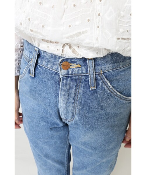 FRAMeWORK（フレームワーク）の「≪予約≫Wrangler 77MWZ ブーツカット ブルー◆（パンツ・レディース・ブルー A・26/27/28/29）」の8枚目の写真