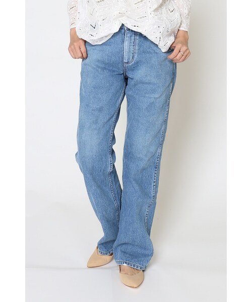 FRAMeWORK（フレームワーク）の「≪予約≫Wrangler 77MWZ ブーツカット ブルー◆（パンツ・レディース・ブルー A・26/27/28/29）」の4枚目の写真