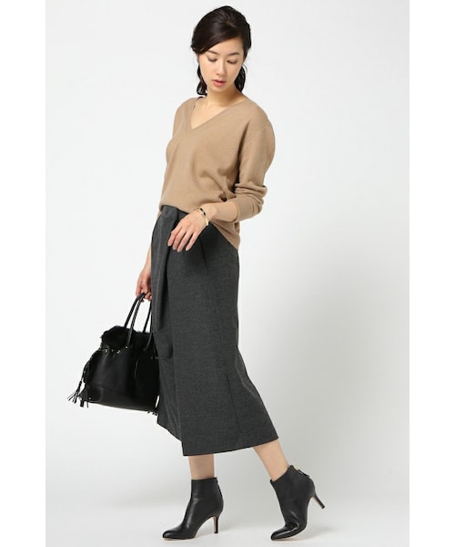 IENA - 【新品タグつき】イエナ カシミヤVネックプルオーバー　トップス　ニット IENA（イエナ）の「IENA カシミヤ Vネックプルオーバー（）」 - WEAR