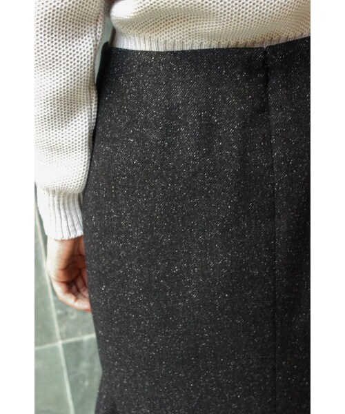 IENA（イエナ）の「IENA by Eric Bergere シルクネップ ペプラムスカート◆（スカート・レディース・ブラック/グレー/ネイビー・34/36/38/40）」の10枚目の写真