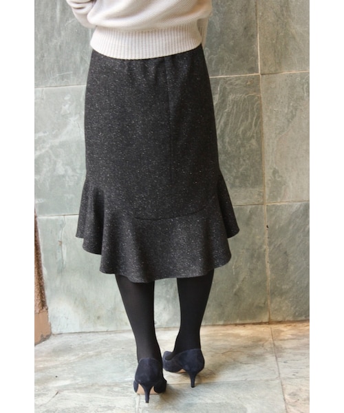 IENA（イエナ）の「IENA by Eric Bergere シルクネップ ペプラムスカート◆（スカート・レディース・ブラック/グレー/ネイビー・34/36/38/40）」の17枚目の写真
