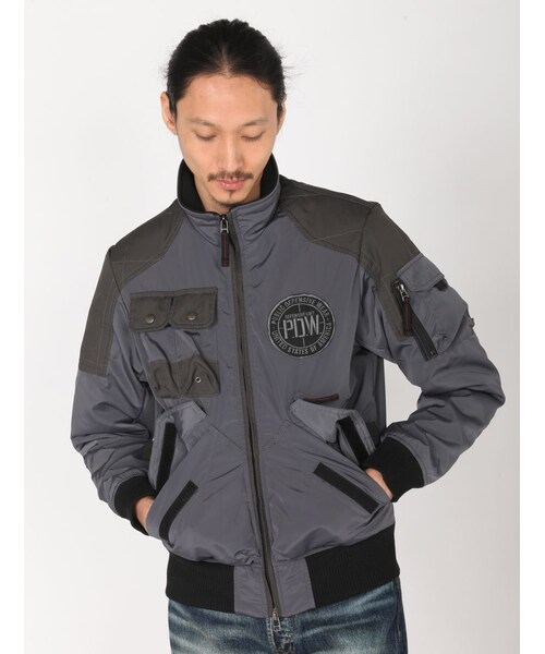 AVIREX（アヴィレックス）の「AVI-PDW CWU JKT（ジャケット/アウター・メンズ・BLACK/GREY/CAMO・M/L/XL/XXL）」の3枚目の写真