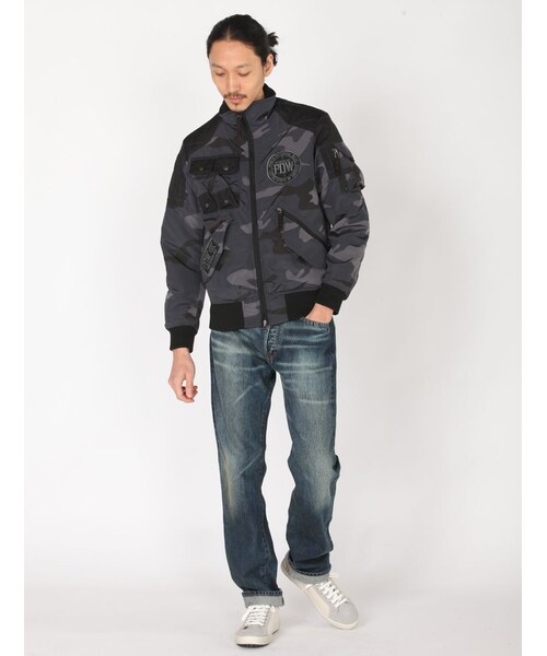 AVIREX（アヴィレックス）の「AVI-PDW CWU JKT（ジャケット/アウター・メンズ・BLACK/GREY/CAMO・M/L/XL/XXL）」の12枚目の写真