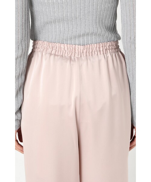 ECUI サテンワイドパンツ 