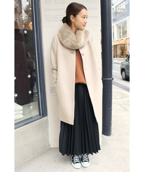 【美品】SLOBE IENA カーリングファーコート SLOBE IENA（毛皮/ファーコート）のフリマアイテム一覧