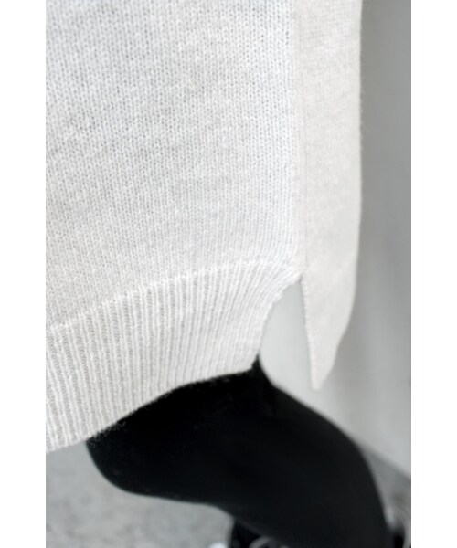 SLOBE IENA（スローブイエナ）の「7Gテンジクスヌードツキニットワンピース◆（ワンピース/ドレス・レディース・グレーA/キャメル/ネイビー/ブルー A・フリー）」の15枚目の写真