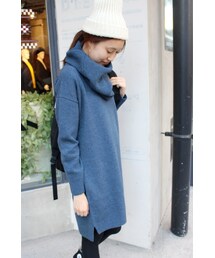 SLOBE IENA | 7Gテンジクスヌードツキニットワンピース◆(ワンピース/ドレス)