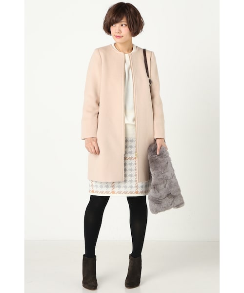 SLOBE IENA（スローブイエナ）の「カワリオリノーカラーZIP