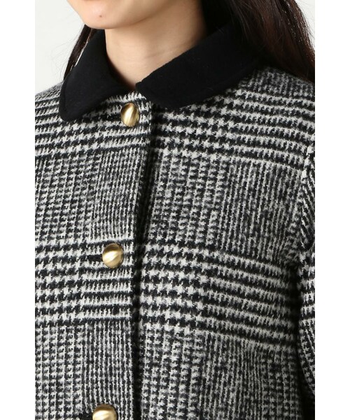 SLOBE IENA（スローブイエナ）の「グレンチェック ステンカラー