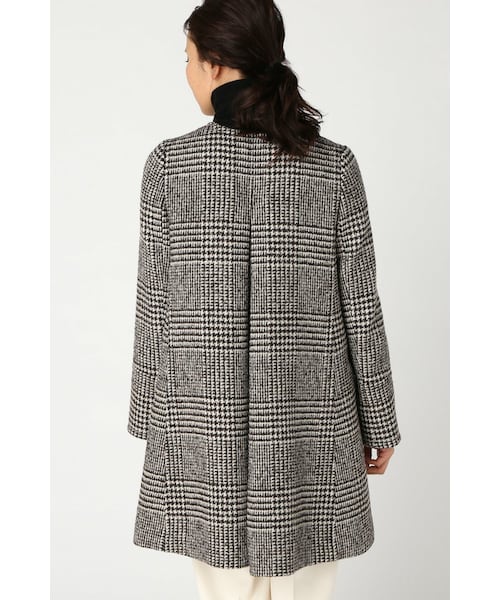 Nobleイタリア製　圧縮リングツイードコート Noble（ノーブル）の「グレンチェック リングツイード コート