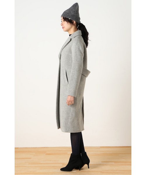 スピック&スパン コート レディース グレー Spick and Span コート