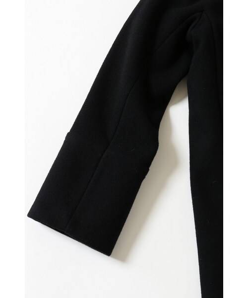 journal standard L'essage（ジャーナルスタンダードレサージュ）の「ウールWクロス ハイネックコート◆（ジャケット/アウター・レディース・ブラック/グレー・フリー）」の20枚目の写真