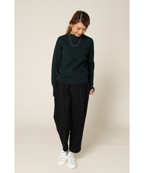 JOURNAL STANDARD relume（ジャーナルスタンダード　レリューム）の「INTESPRA タックパンツ◆（パンツ・レディース・ブラック/グレーB/キャメル A・S/M）」の7枚目の写真