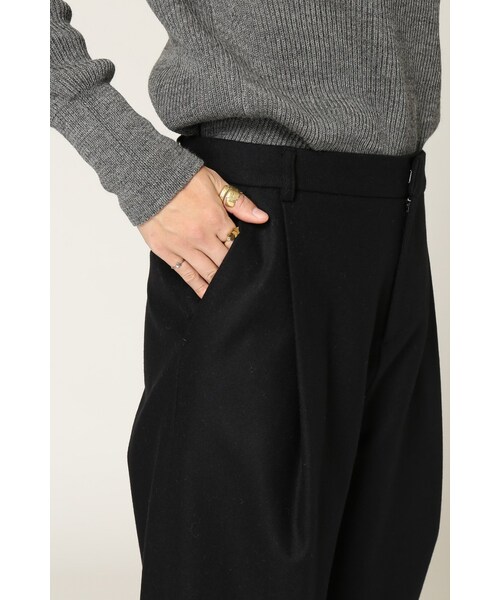 JOURNAL STANDARD relume（ジャーナルスタンダード　レリューム）の「INTESPRA タックパンツ◆（パンツ・レディース・ブラック/グレーB/キャメル A・S/M）」の19枚目の写真