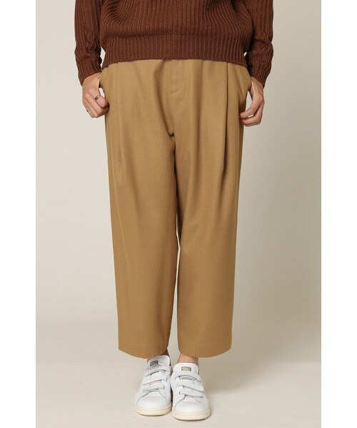 JOURNAL STANDARD relume（ジャーナルスタンダード　レリューム）の「INTESPRA タックパンツ◆（パンツ・レディース・ブラック/グレーB/キャメル A・S/M）」の14枚目の写真