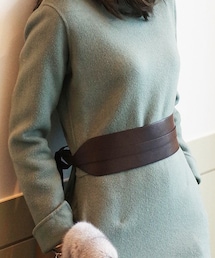 DHOLIC | ワイドストラップレザーベルト(ベルト)