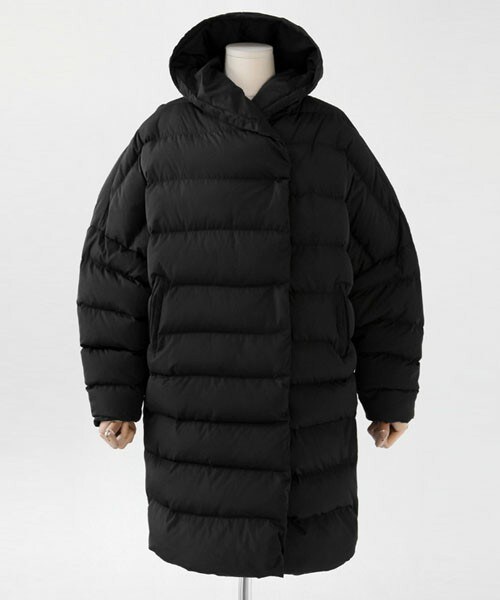 DHOLIC（ディーホリック）の「ドロップショルダーキルティング中綿ジャケット（ダウンジャケット/コート・レディース・アイボリー/ブラック/グレー・FREE）」の2枚目の写真