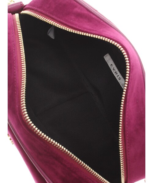 EVRIS（エヴリス）の「ベロアキルティングＢＡＧ（バッグ・レディース・ブラック/グリーン/パープル・F）」の12枚目の写真