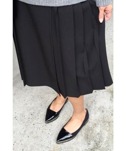 LE TALON(ルタロン)の「ポインテッドアツゾコキリカエフラット◆(シューズ・レディース・ブラック/ブラウン/シルバー・35.5/36/36.5/37/37.5/38)」の1枚目の写真