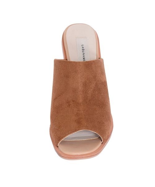 LAGUNAMOON（ラグナムーン）の「トライアングルヒール clogサンダル（シューズ・レディース・ブラック/マスタード/ブラウン・XS/S/M）」の5枚目の写真