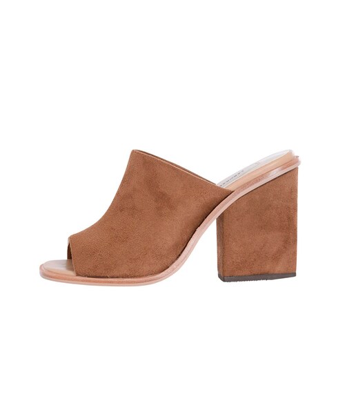 LAGUNAMOON（ラグナムーン）の「トライアングルヒール clogサンダル（シューズ・レディース・ブラック/マスタード/ブラウン・XS/S/M）」の2枚目の写真