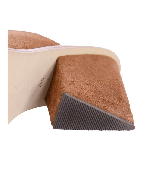 LAGUNAMOON（ラグナムーン）の「トライアングルヒール clogサンダル（シューズ・レディース・ブラック/マスタード/ブラウン・XS/S/M）」の10枚目の写真