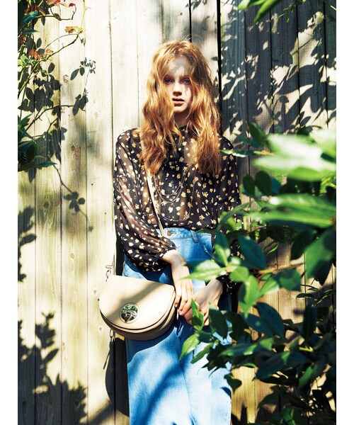 MERCURYDUO（マーキュリーデュオ）の「【DUO】 ワイドデニムパンツ（パンツ・レディース・ブルー/アイスブルー）」の3枚目の写真