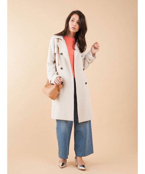 MERCURYDUO（マーキュリーデュオ）の「【DUO】 ワイドデニムパンツ（パンツ・レディース・ブルー/アイスブルー）」の8枚目の写真