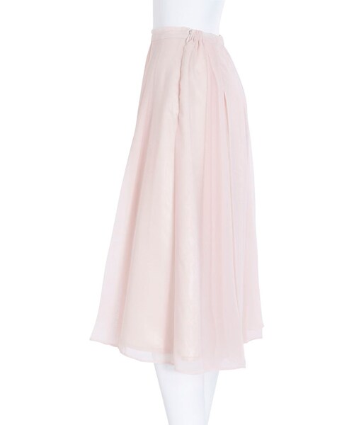 MERCURYDUO(マーキュリーデュオ)の「【BSC】 ラップ風プリーツガウチョパンツ(パンツ・レディース・オフホワイト/アイスブルー/ベージュ)」の18枚目の写真