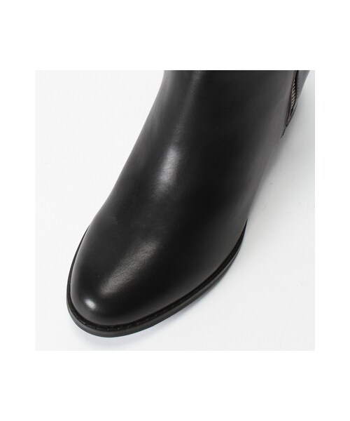 LE TALON(ルタロン)の「5CM サイドジップフトヒールショート(シューズ・レディース・ブラック/ブラック A/キャメル・35.5/36.5/37.5/38)」の6枚目の写真