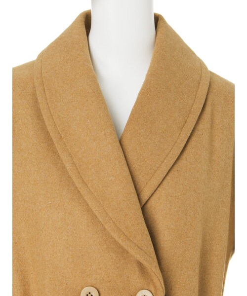 MURUA（ムルーア）の「【CASUAL】ショールカラーガウンコート（ジャケット/アウター・レディース・グレー/ブラック/キャメル・F）」の8枚目の写真