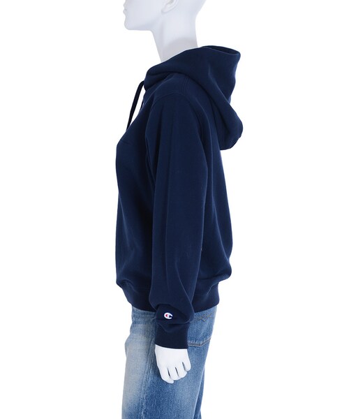 Ungrid（アングリッド）の「Championフーデッドスウェット（トップス・レディース・オフホワイト/グレー/ネイビー・F）」の6枚目の写真