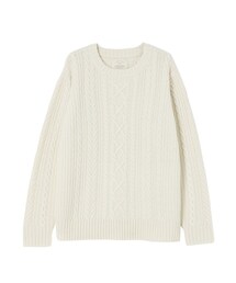 Ungrid | ケーブルプレーンニット(トップス)