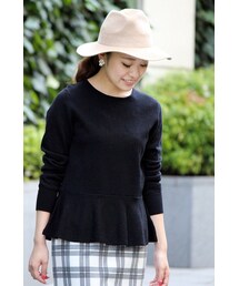 La TOTALITE | セミソモウ ペプラムプルオーバー◆(トップス)