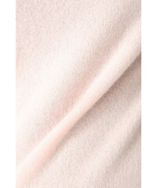 La TOTALITE（ラトータリテ）の「カシミヤ クループルオーバー◆（トップス・レディース・グレー/ホワイト/ピンク A・フリー）」の13枚目の写真