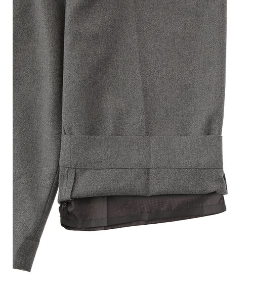 w closet（ダブルクローゼット）の「フラノ8分丈ワイドパンツ（パンツ・レディース・Lグレー/Dグレー/ブラック・FREE）」の11枚目の写真