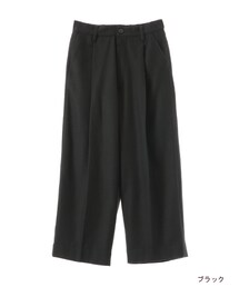 w closet | フラノ8分丈ワイドパンツ(パンツ)