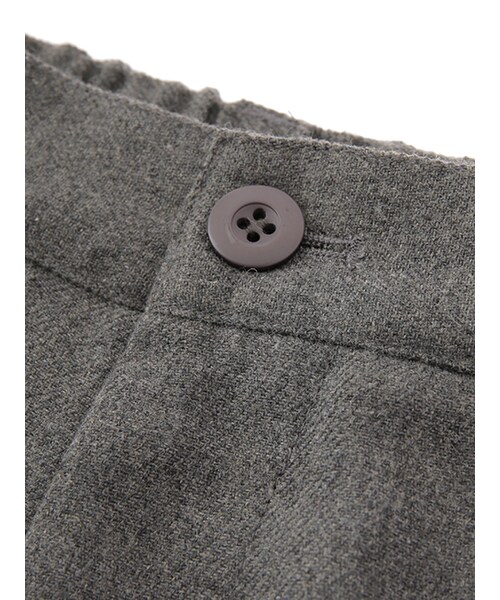 w closet（ダブルクローゼット）の「フラノ8分丈ワイドパンツ（パンツ・レディース・Lグレー/Dグレー/ブラック・FREE）」の8枚目の写真